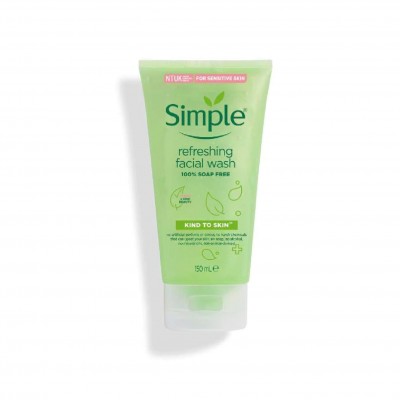 Sữa Rửa Mặt Dịu Nhẹ, Dành Cho Da Nhạy Cảm Simple Kind To Skin Refreshing Facial Wash 150ml