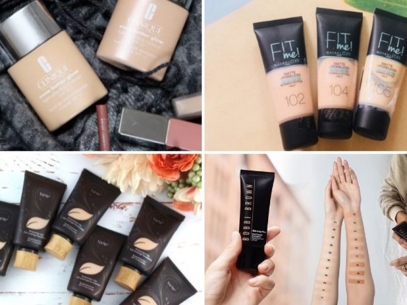 Top 4 loại kem nền phù hợp cho da dầu mụn