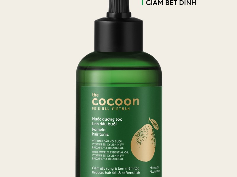 Nước dưỡng tóc tinh dầu bưởi Cocoon ngăn ngừa gãy rụng và hỗ trợ mọc tóc 140ml