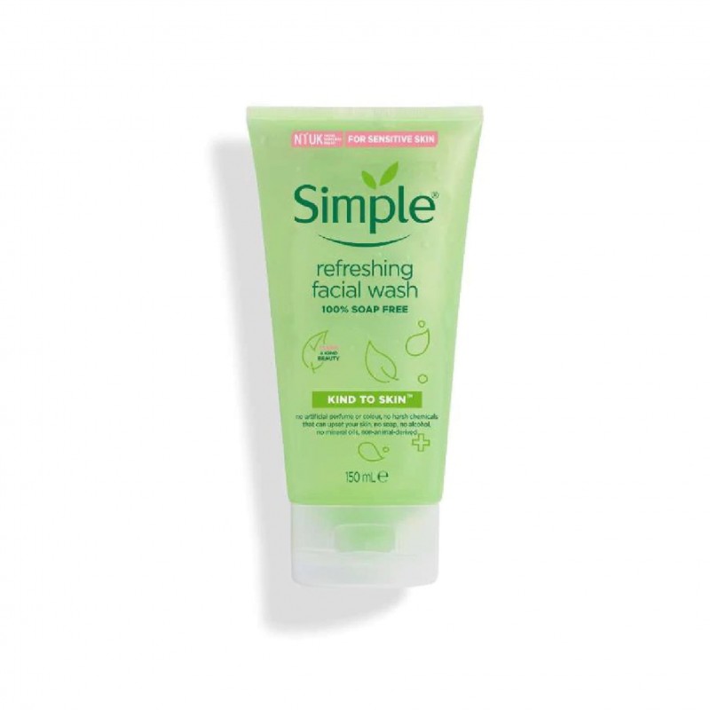 Sữa Rửa Mặt Dịu Nhẹ, Dành Cho Da Nhạy Cảm Simple Kind To Skin Refreshing Facial Wash 150ml